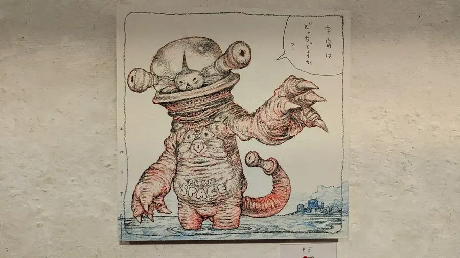 寺田克也 個展レポート】線の迷いなきキャラクターたち 〜『宇宙から来