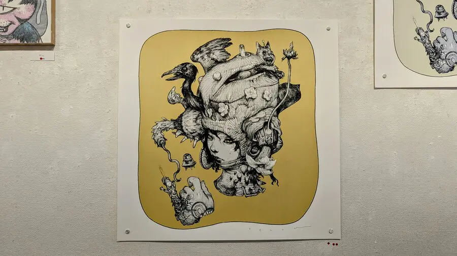 寺田克也 個展レポート】線の迷いなきキャラクターたち 〜『宇宙から来